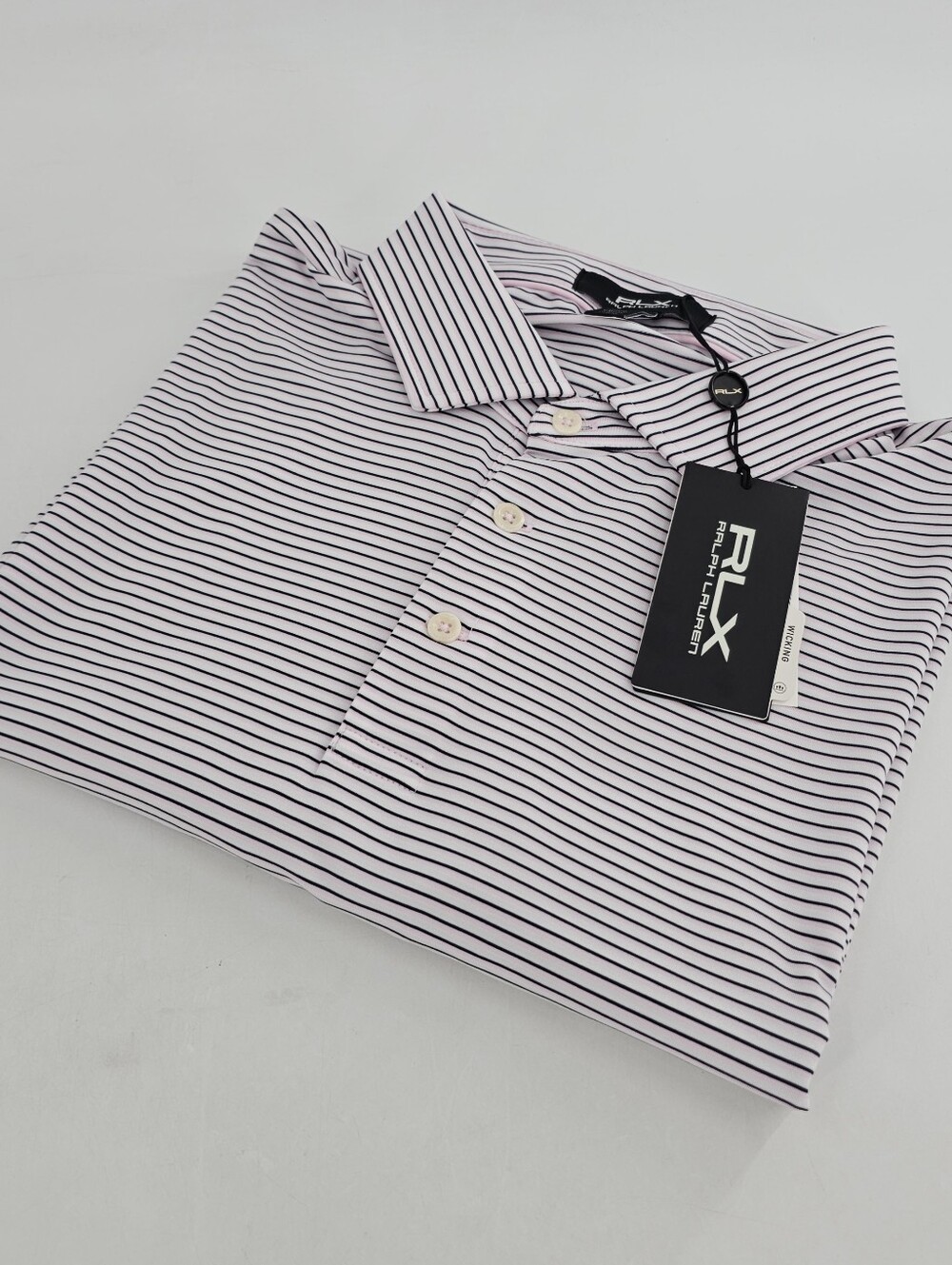 RLX Ralph Lauren Golf Concept 1 Polo Shirt Striped Men's Top